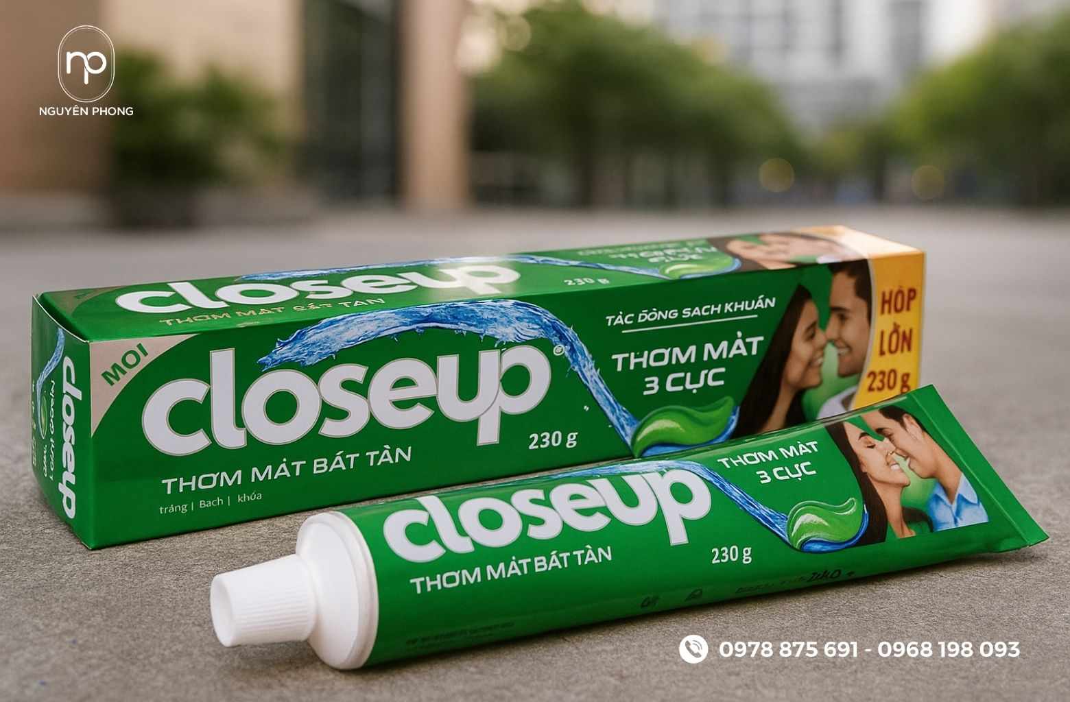 Hình ảnh trên hộp giấy đựng kem đánh răng